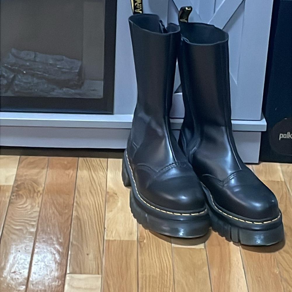 Dr. Martens Black Leather Boots